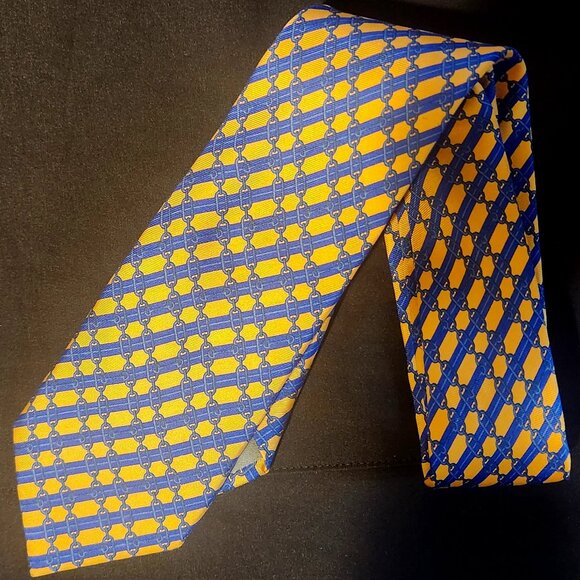 Vintage Gucci 100% Silk Tie Made in Italy - Picture 1 of 2